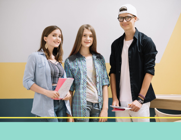 groupe d'étudiants en BTS MCO à l'ECM du Born à Parentis